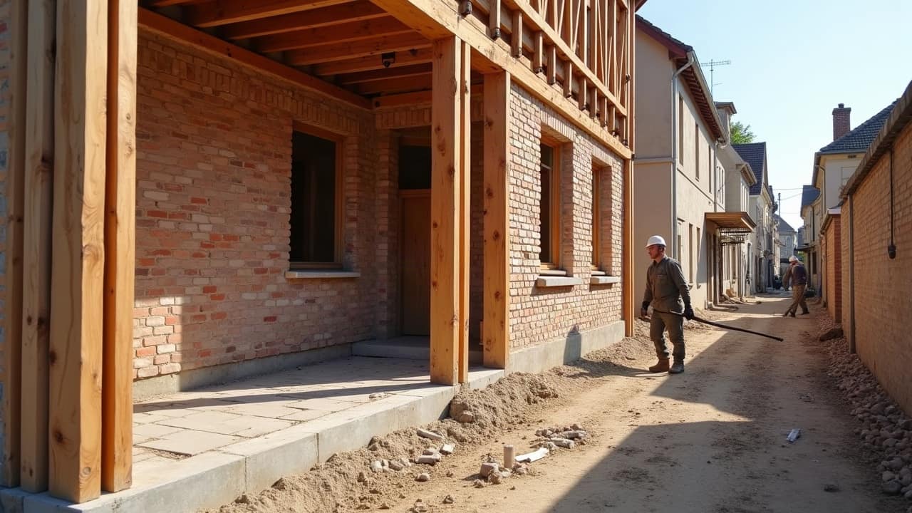 Pans de bois et remplissage en brique : le bâti bressan à ossature